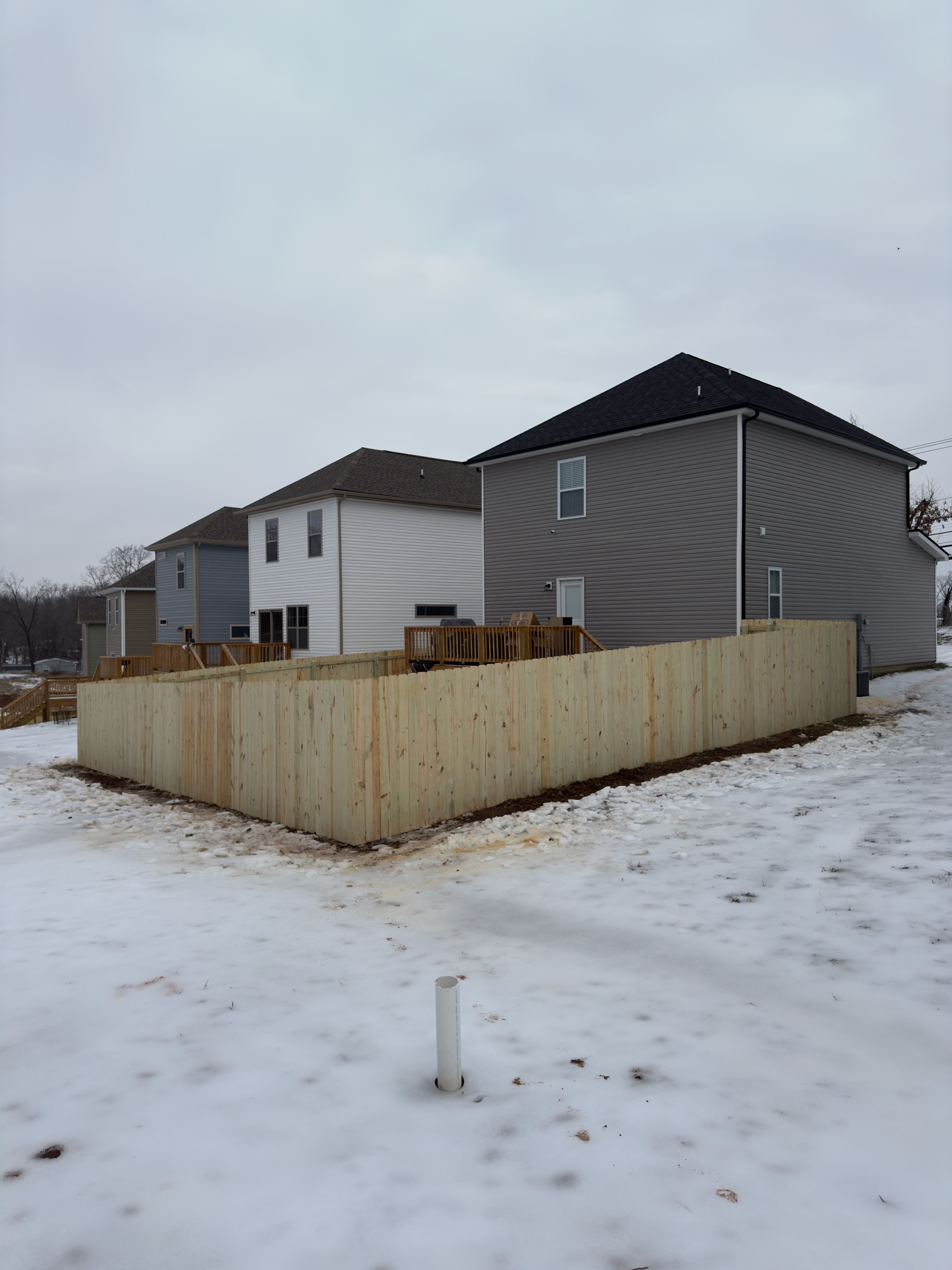 Wood Fencing Project in Clarksville, TN