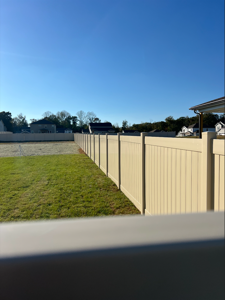 Vinyl Fencing Project in Clarksville, TN