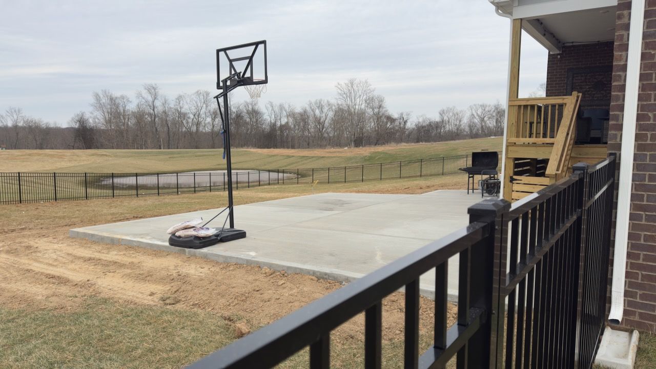 High-quality, durable concrete slab installation near Clarksville, TN.