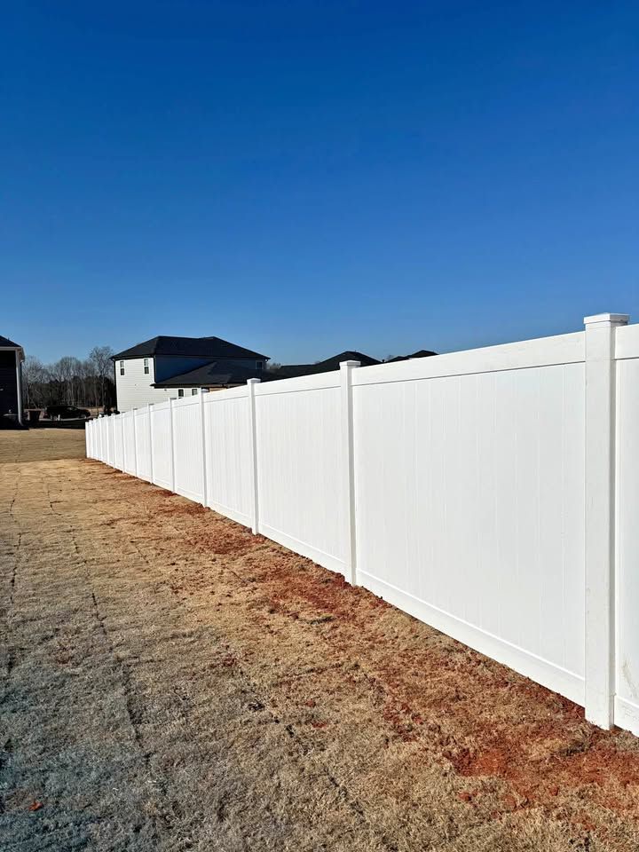 Vinyl Fencing Project in Clarksville, TN